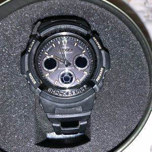 Casio G Shock Black X Gold Series